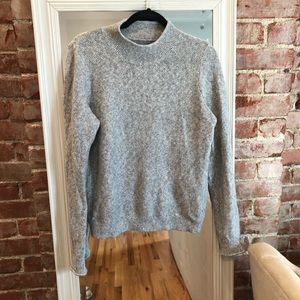 Abercrombie grey mock neck sweater, size M